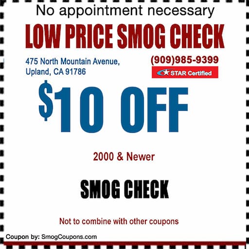 Smog Check Coupon